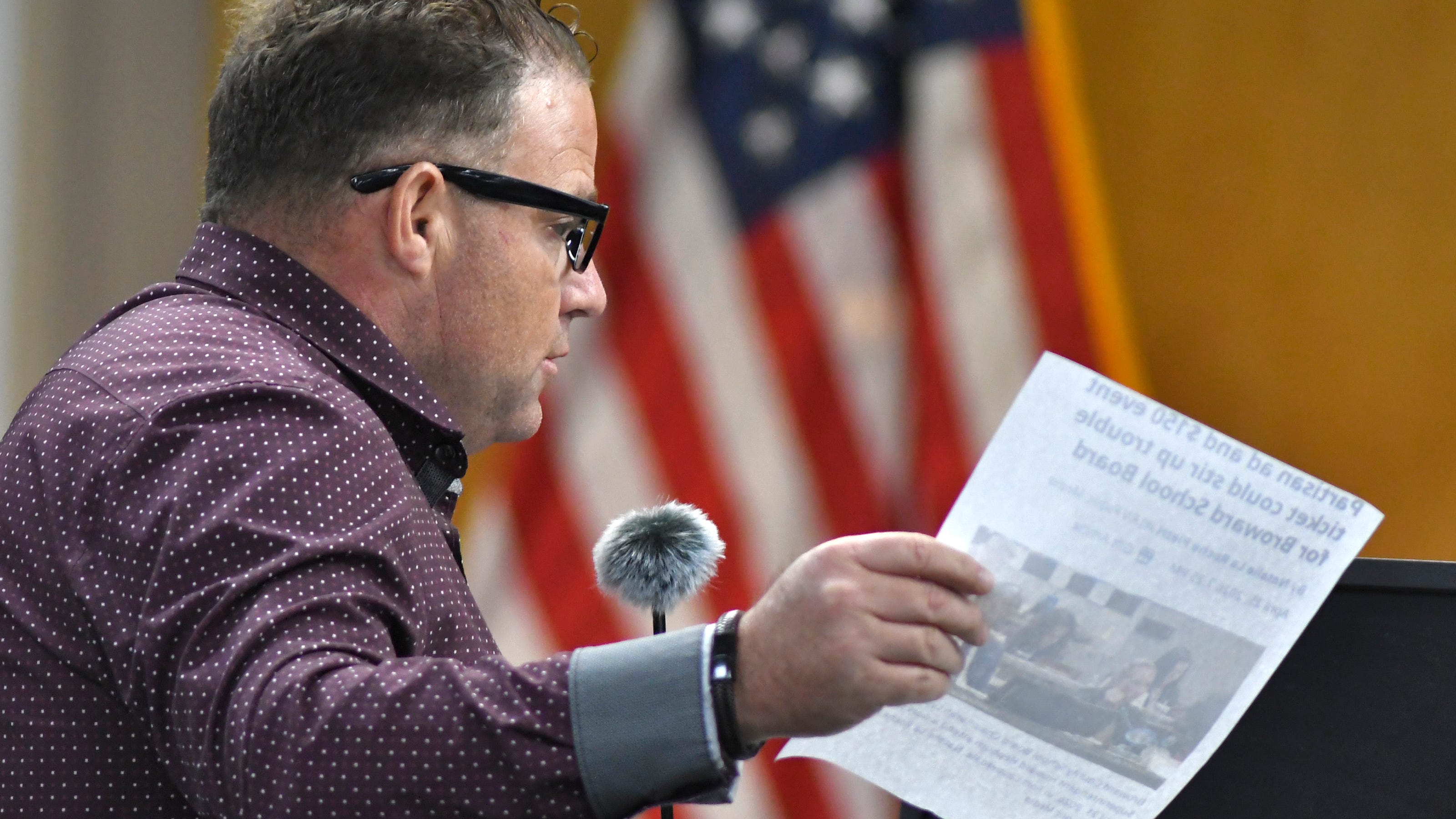 Multiple speakers cut off at contentious Brevard school board meeting