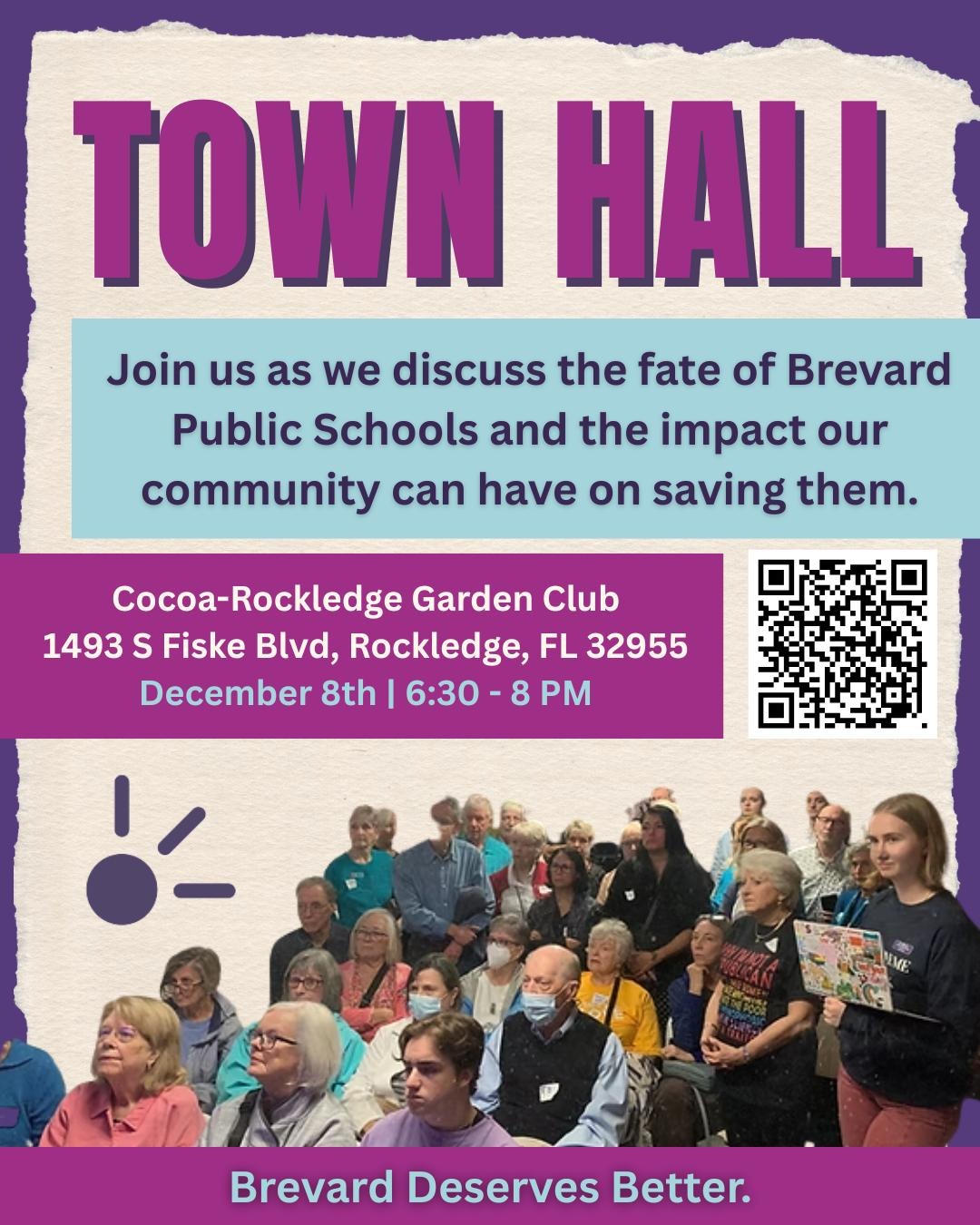 Poster and Sign-Up Link for the December 8 Town Hall